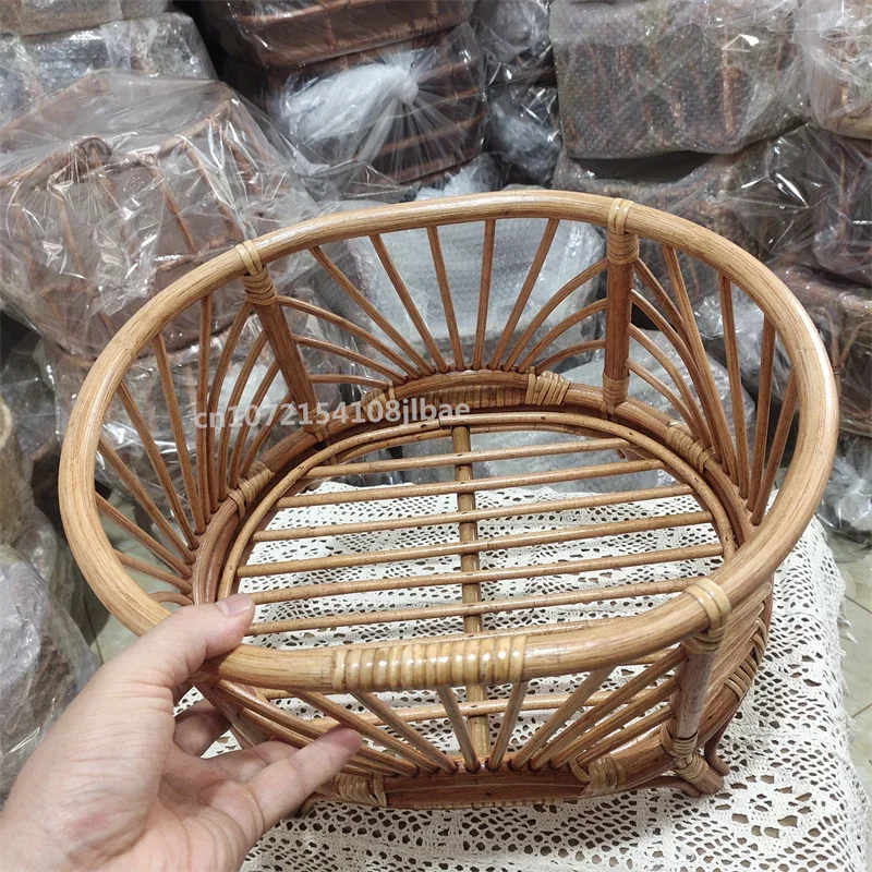 Retro Rattan Basket Chair Newb – Baby Nursery Bed recenzja i cena