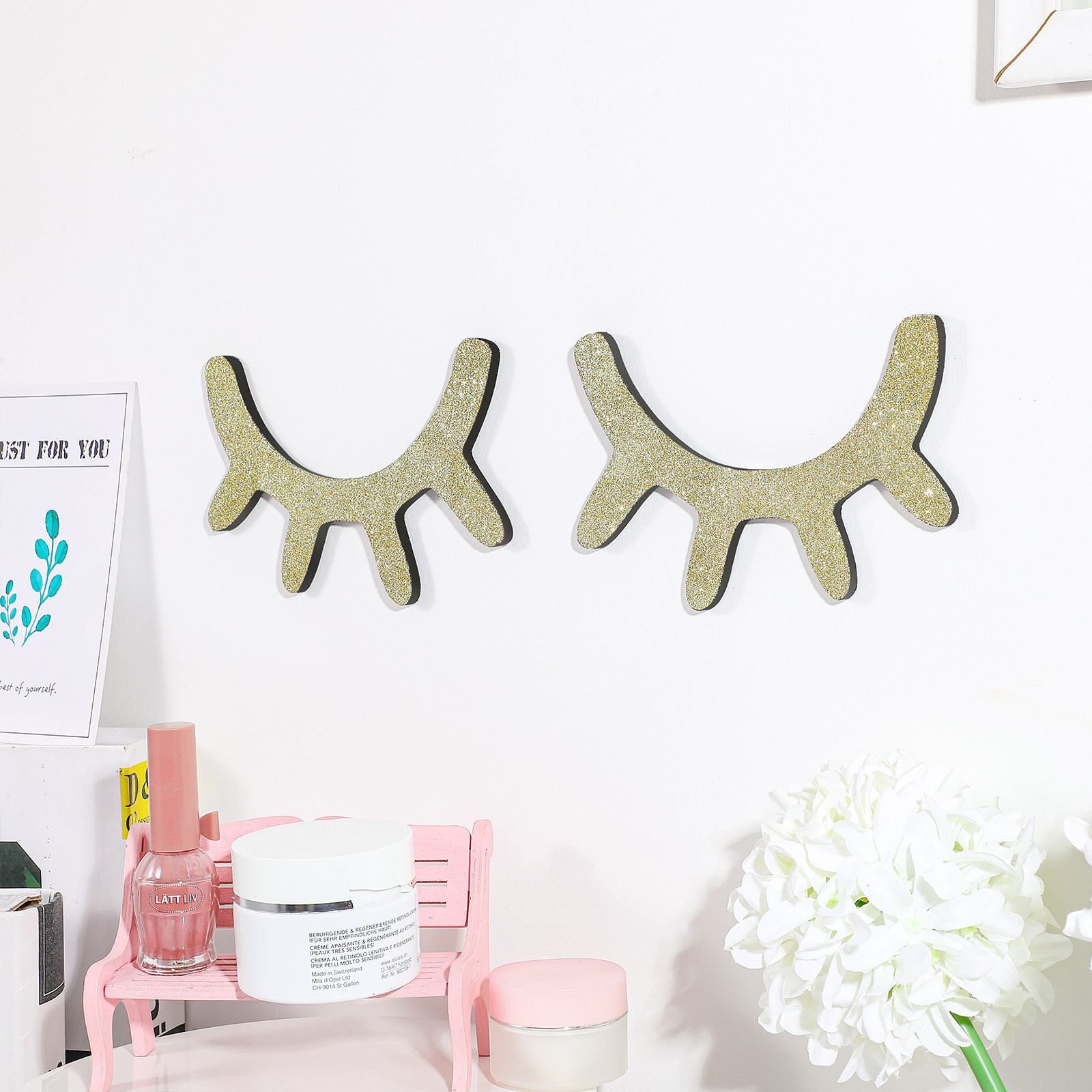 1Pair Nordic Style Sleepy Eyel – Baby Nursery Wall recenzja i cena