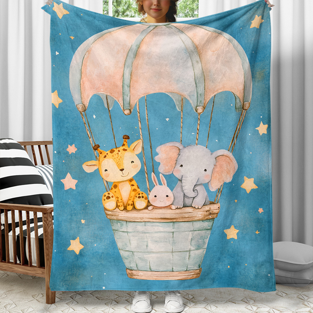 Cute animals hot air balloon s – Baby Nursery In Hospital recenzja i cena