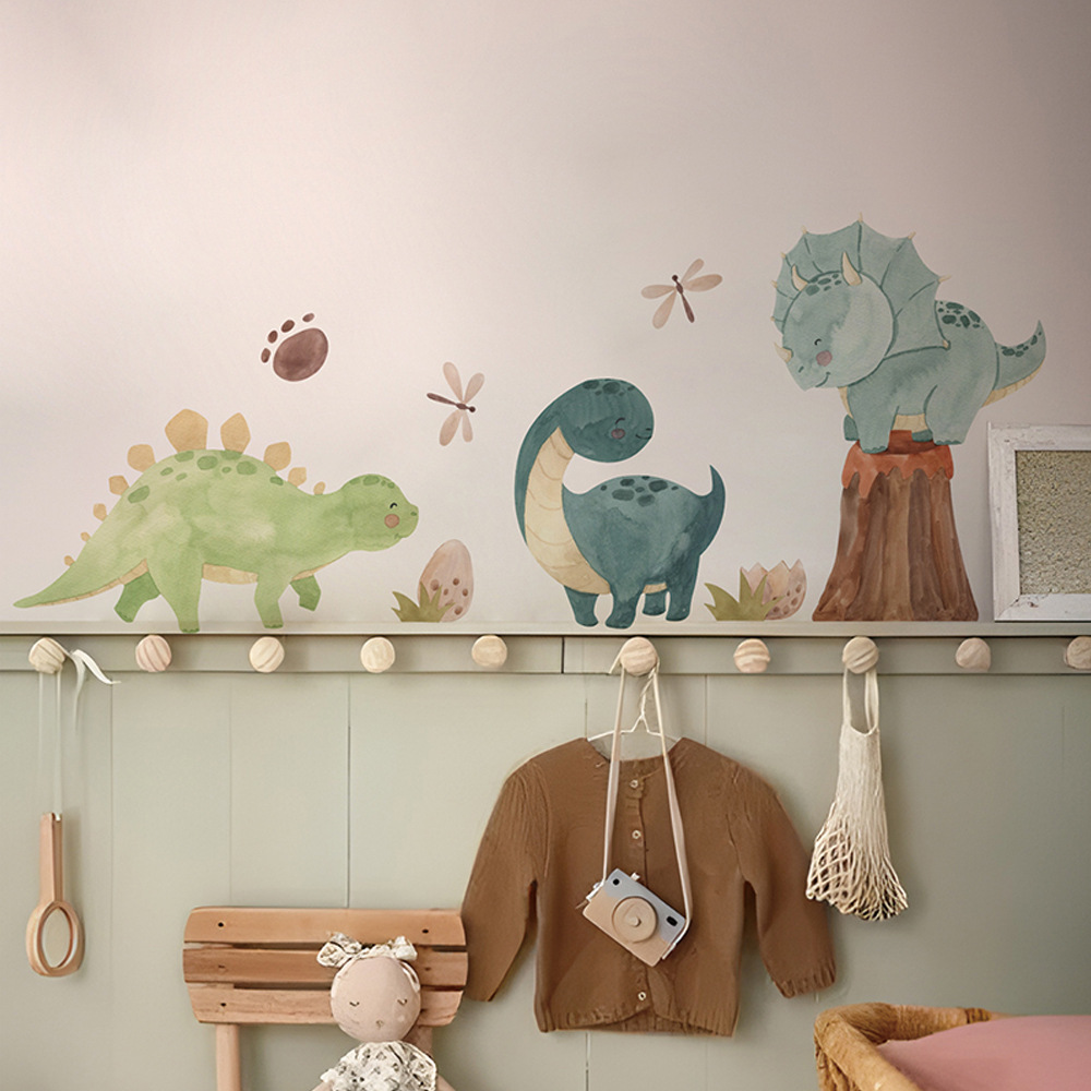 Dinosaur Wall Decals, Dino Alp – Baby Nursery Girl Room recenzja i cena
