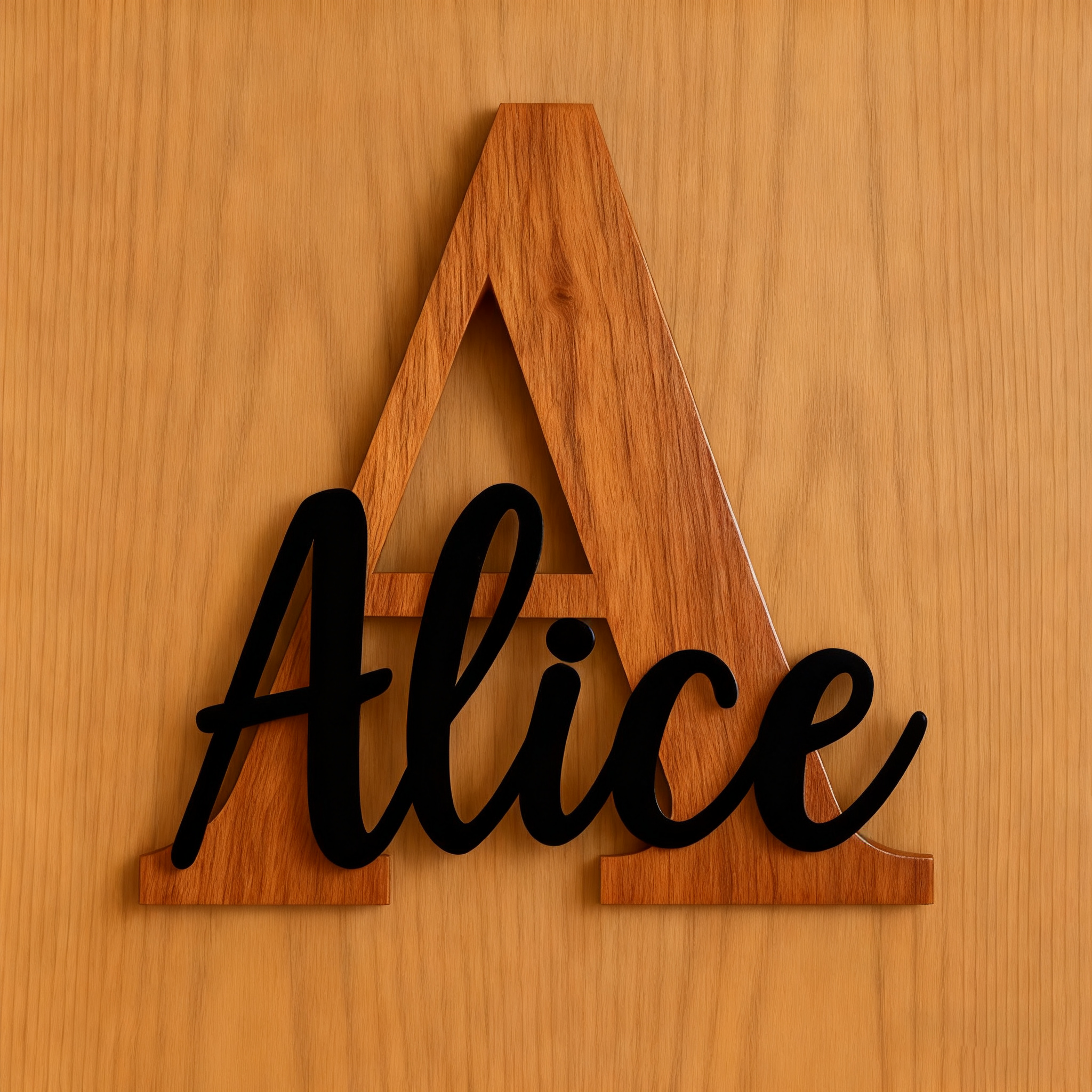 1pc Personalized Wooden Name S – Baby Nursery Wall recenzja i cena