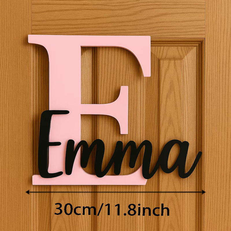 1pc Personalized Wooden Name S – Baby Nursery Wall recenzja i cena