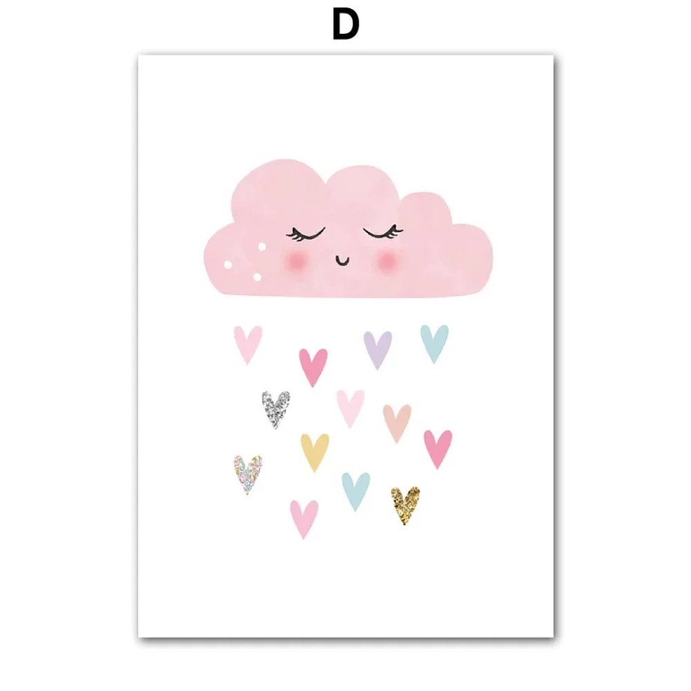 Pink Unicorn Rabbit Rainbow Cl – Baby Nursery Girl Room recenzja i cena