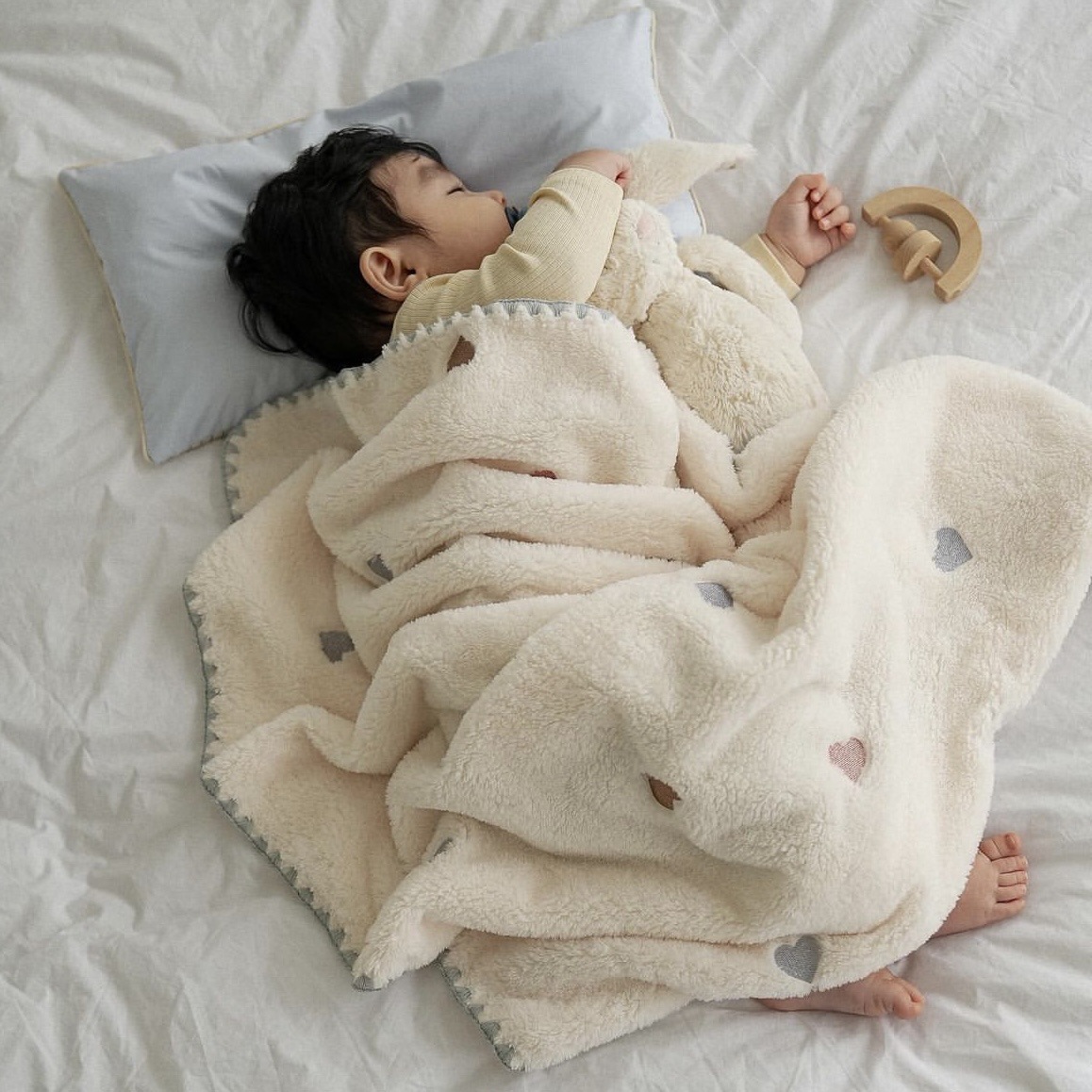 Winter Baby Blankets Newborn F – Baby Girl Nursery Quilt recenzja i cena