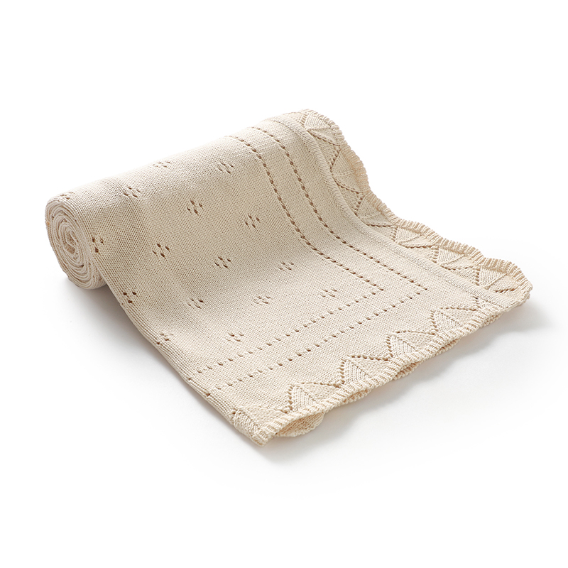 Baby Blankets Cotton Knitted 1 – Baby Girl Nursery Quilt recenzja i cena