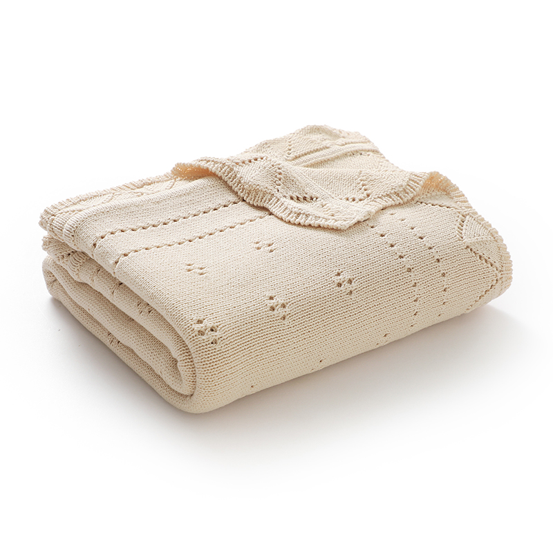 Baby Blankets Cotton Knitted 1 – Baby Girl Nursery Quilt recenzja i cena