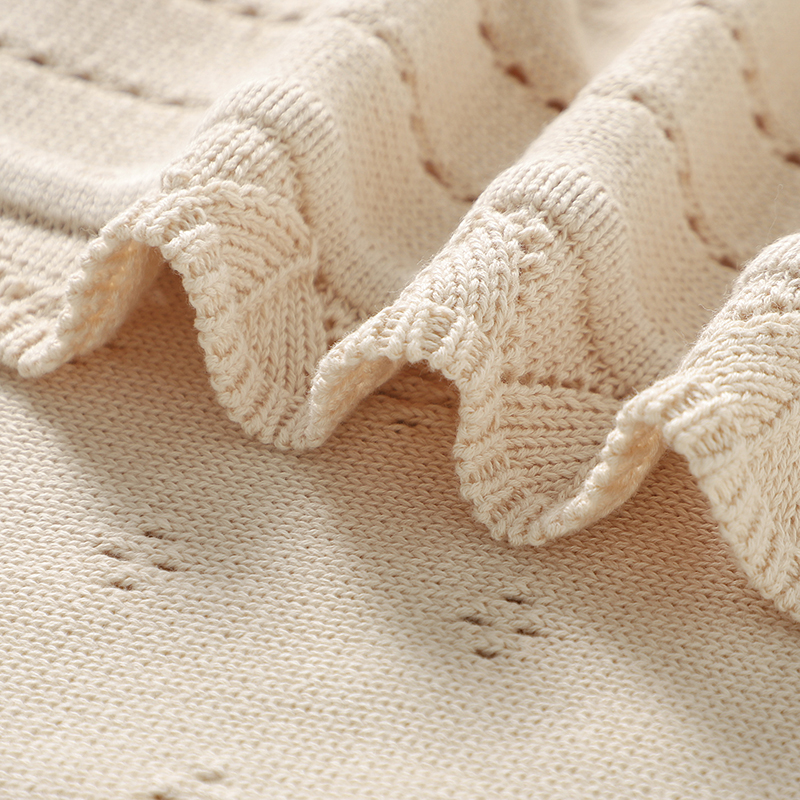 Baby Blankets Cotton Knitted 1 – Baby Girl Nursery Quilt recenzja i cena
