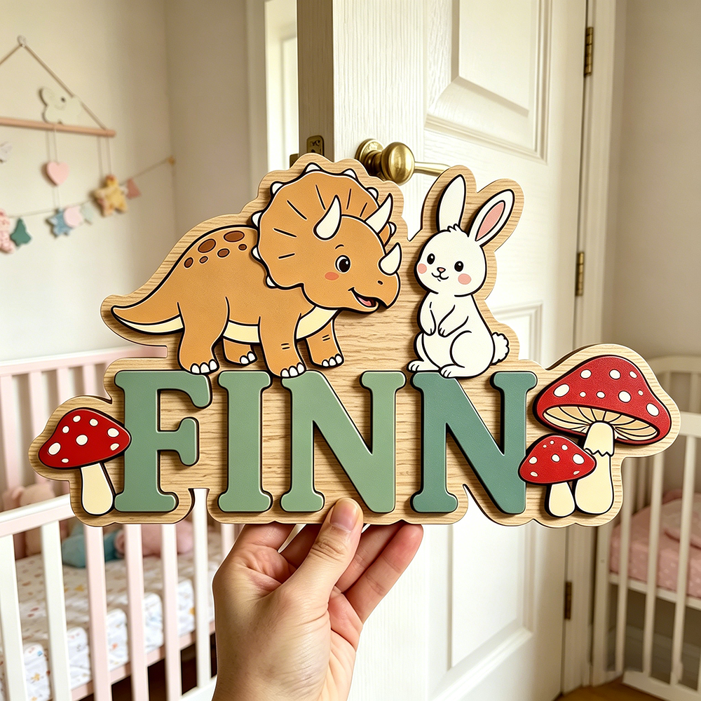 Custom Woodland Triceratops &  – Baby Nursery Neutral recenzja i cena