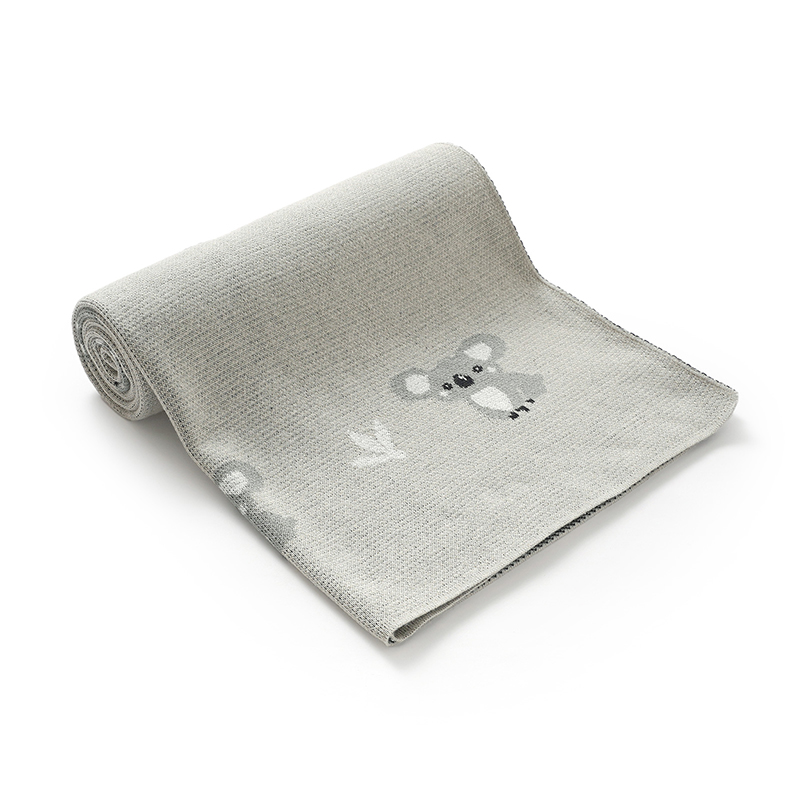 Grey Baby Blankets Cotton 100* – Baby Girl Nursery Quilt recenzja i cena
