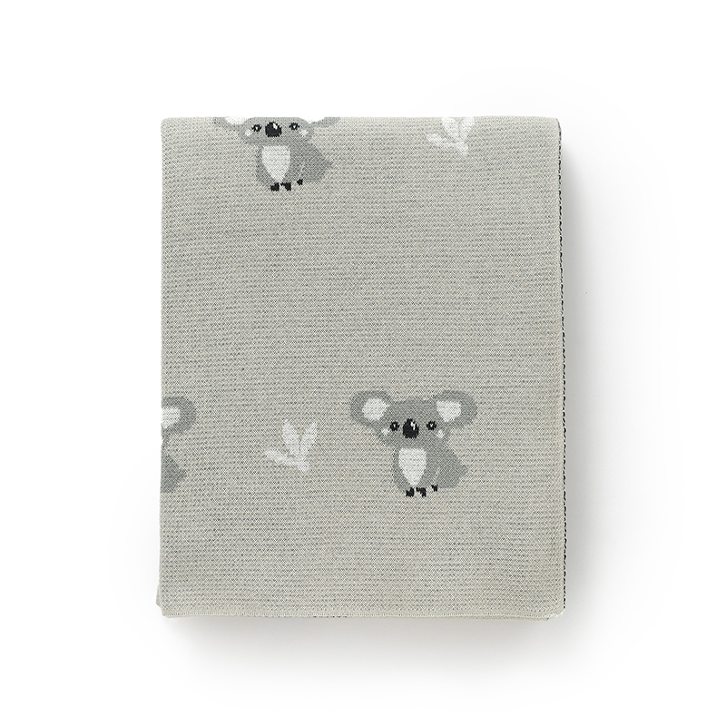 Grey Baby Blankets Cotton 100* – Baby Girl Nursery Quilt recenzja i cena