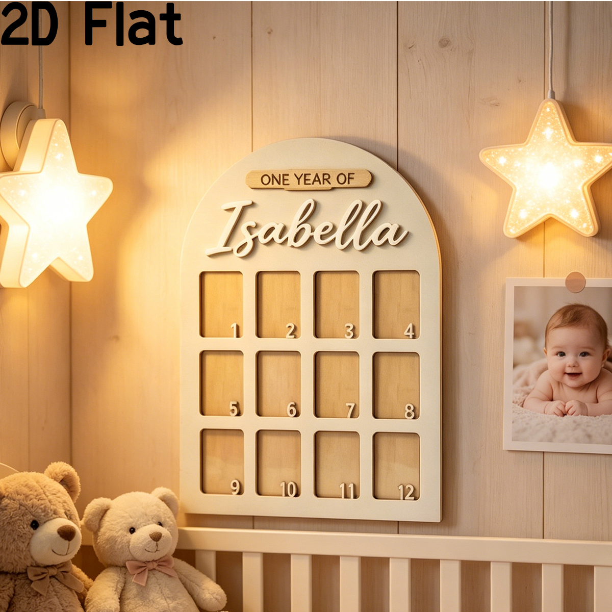 1Pc Custom Photo Record Board  – Baby Nursery Wall recenzja i cena