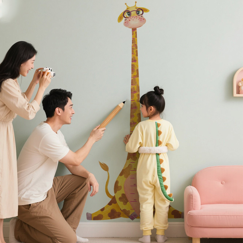 Giraffe Growth Chart Wall Stic – Baby Nursery Wall recenzja i cena