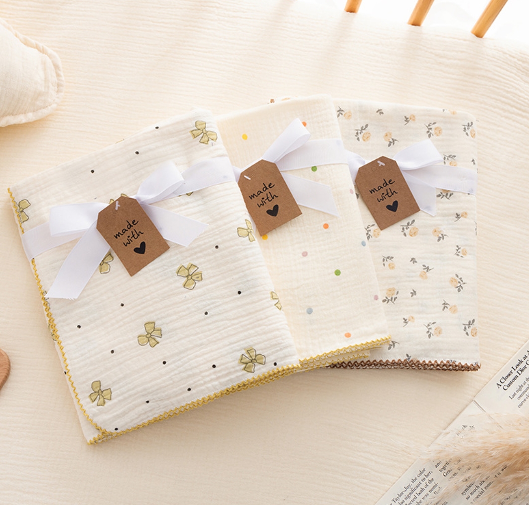 100*130cm Summer Baby Swaddle  – Baby Girl Nursery Quilt recenzja i cena