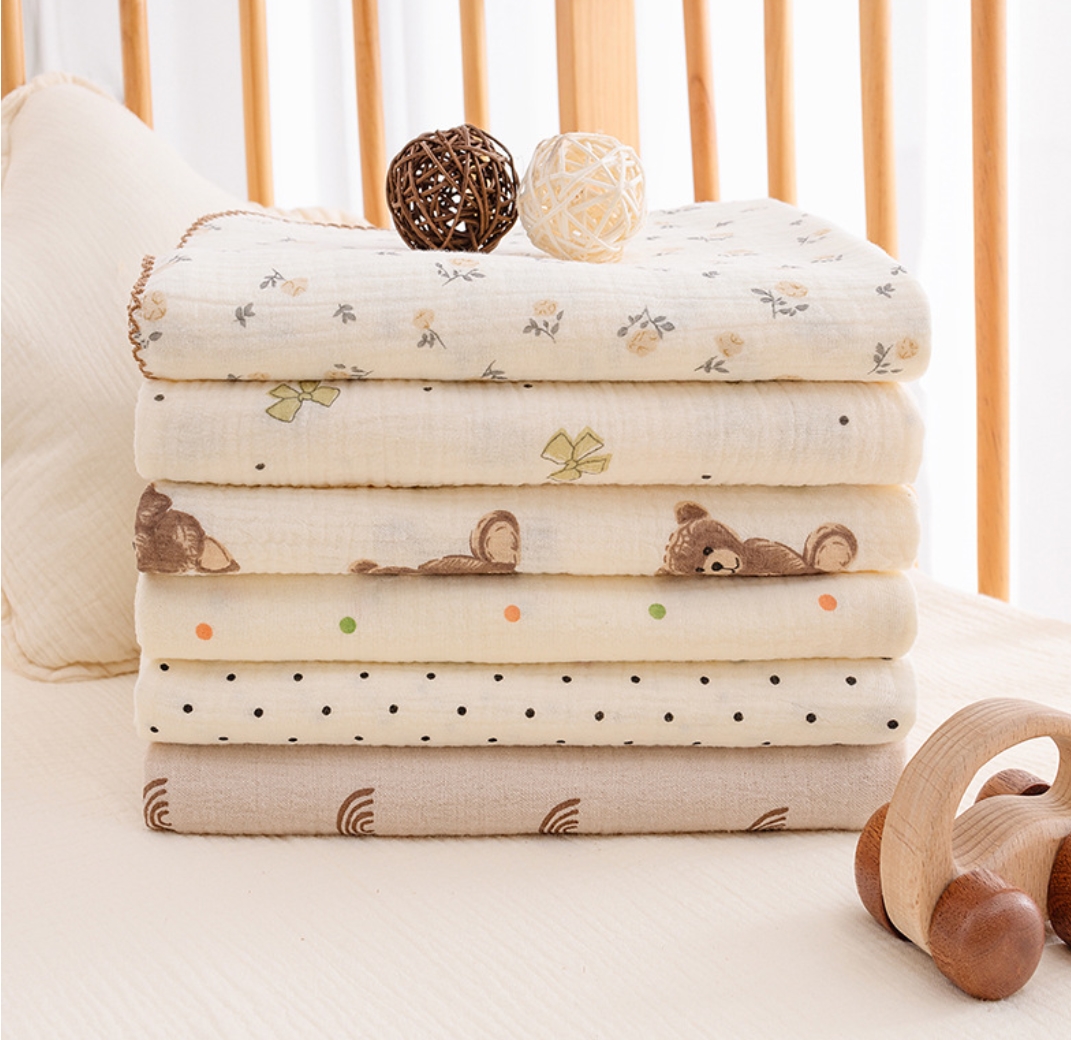 100*130cm Summer Baby Swaddle  – Baby Girl Nursery Quilt recenzja i cena
