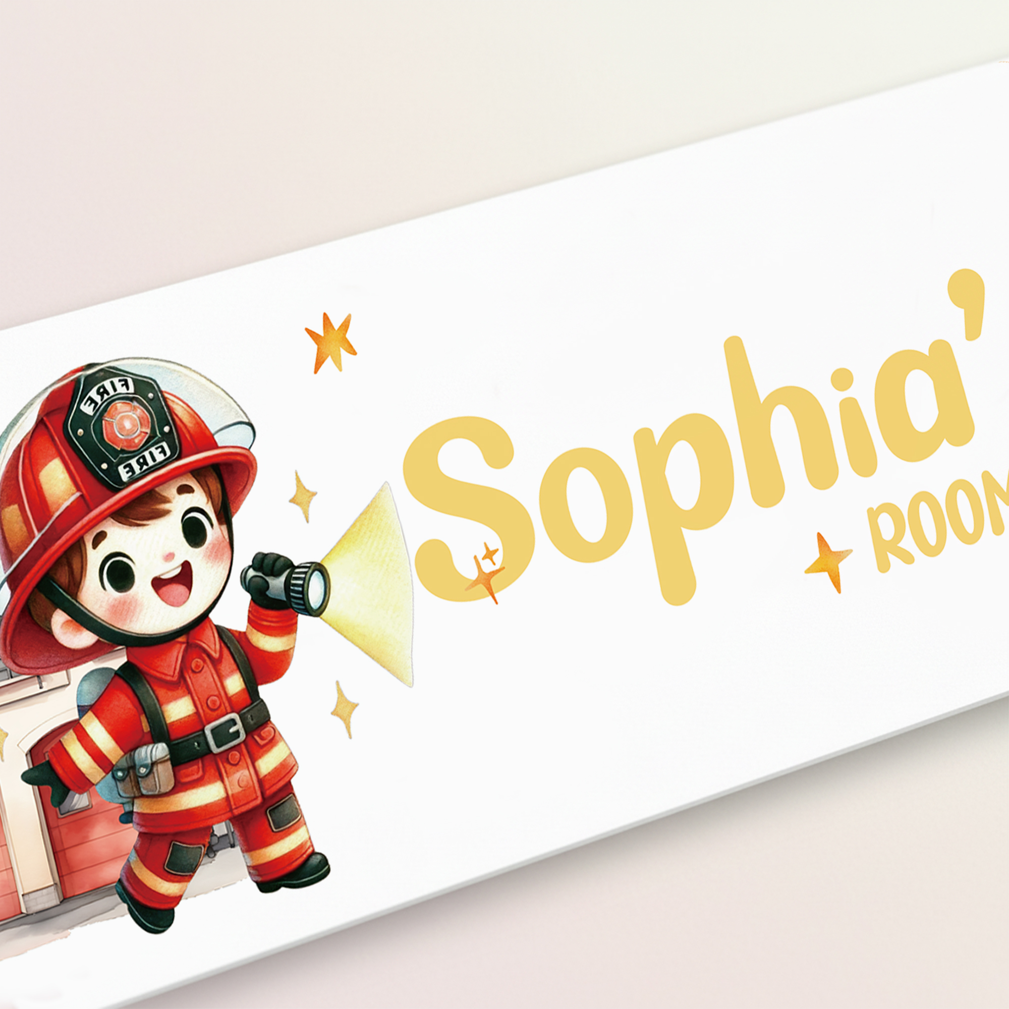 1pc Custom Firefighters Name/T – Baby Nursery Wall recenzja i cena