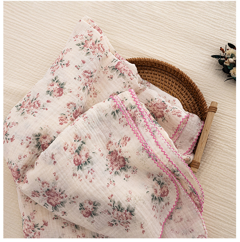 Baby Summer Swaddle Blanket Ne – Baby Girl Nursery Quilt recenzja i cena