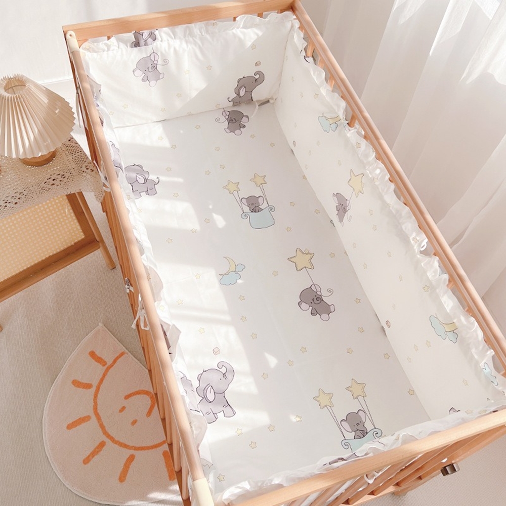5Pcs Crib Bedding Set Girl Bab – Baby Nursery Girl Room recenzja i cena