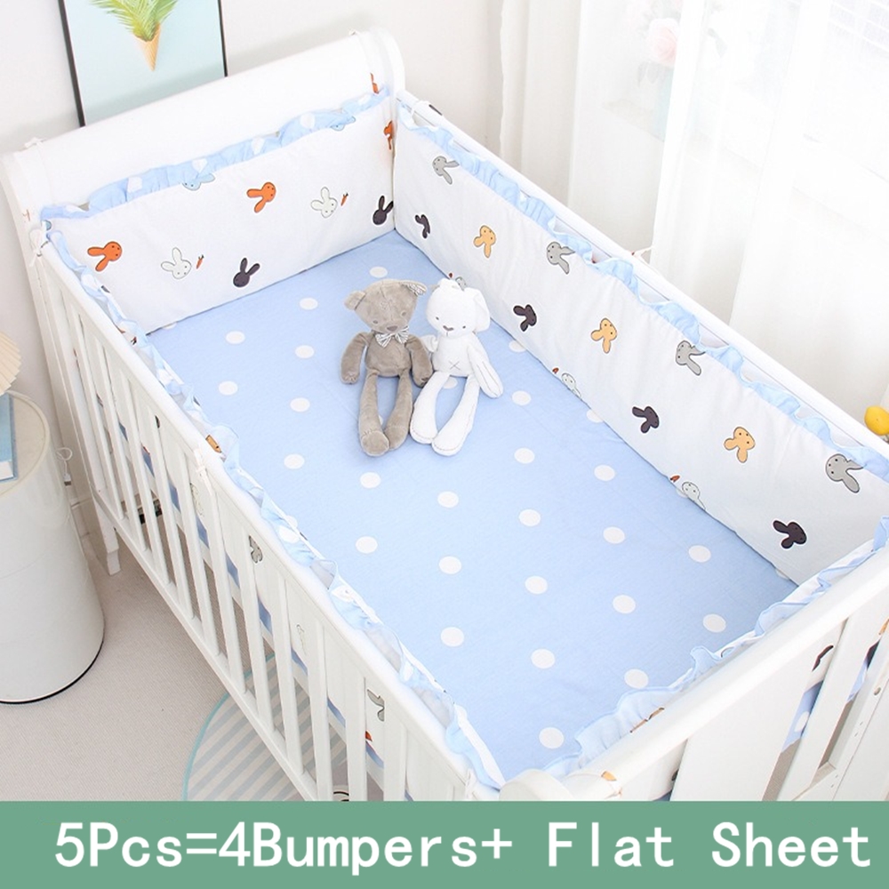 5Pcs Crib Bedding Set Girl Bab – Baby Nursery Girl Room recenzja i cena