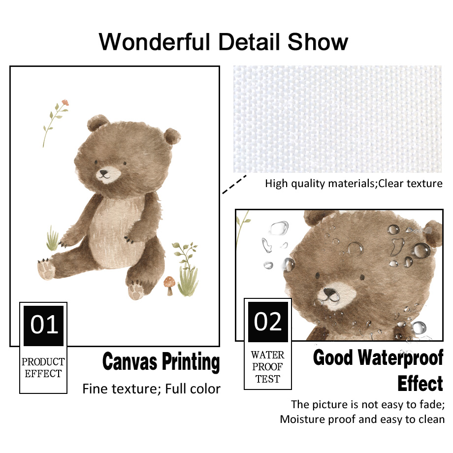 Woodland Nursery Wall Art Wate – Baby Nursery Neutral recenzja i cena