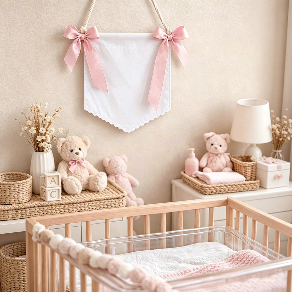 Baby Welcome Banner With Ribbo – Baby Nursery In Hospital recenzja i cena