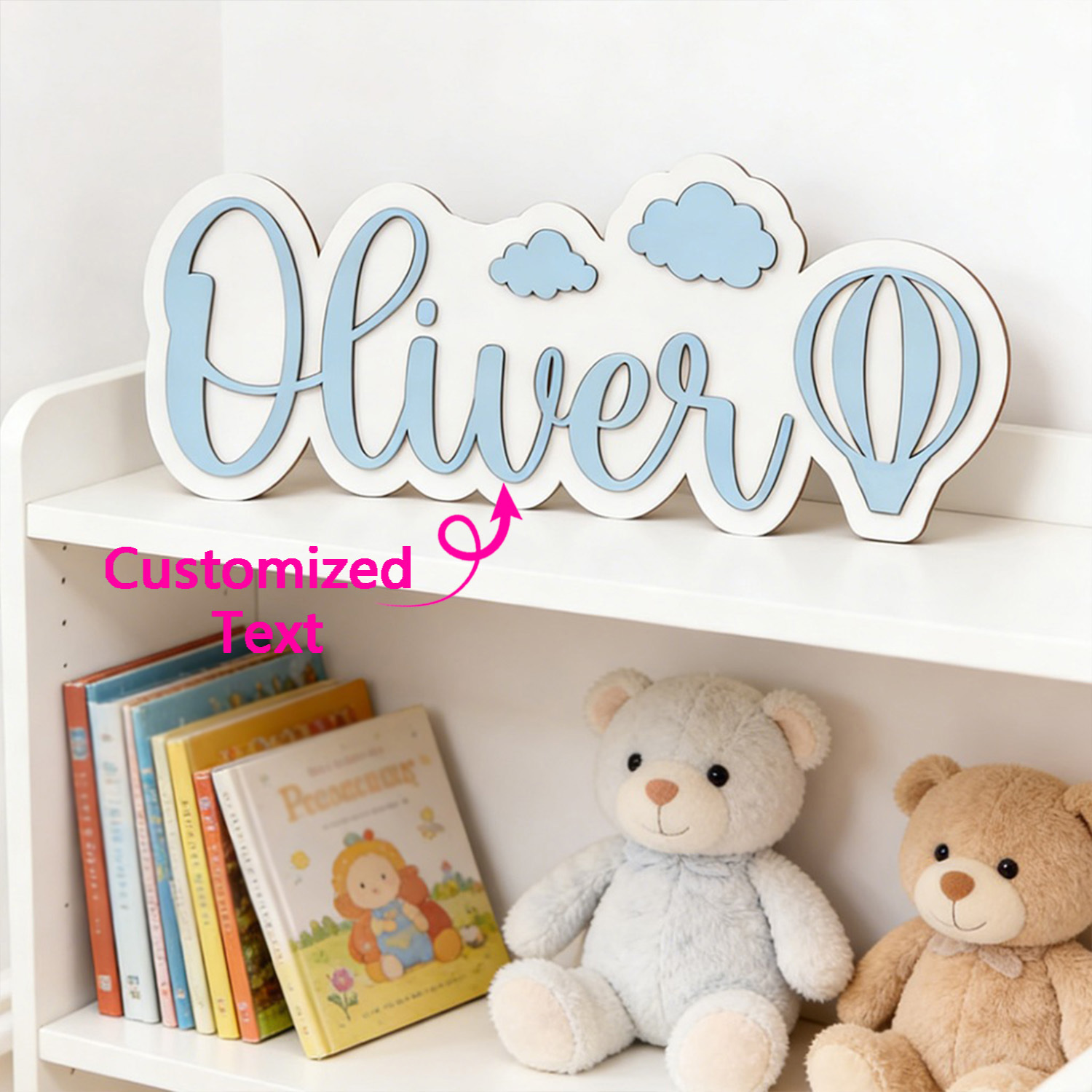 Personalized Hot Air Balloon & – Baby Nursery Gifts recenzja i cena