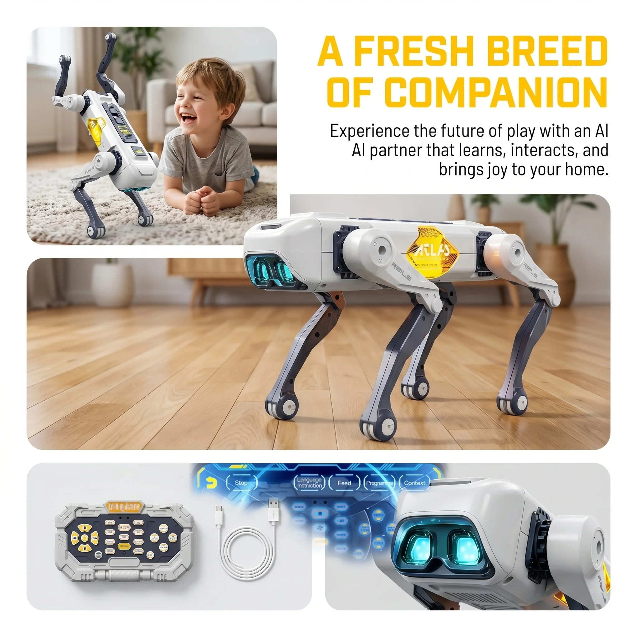 AI Smart Robot Dog, Voice & AP – Baby Nursery Gifts recenzja i cena