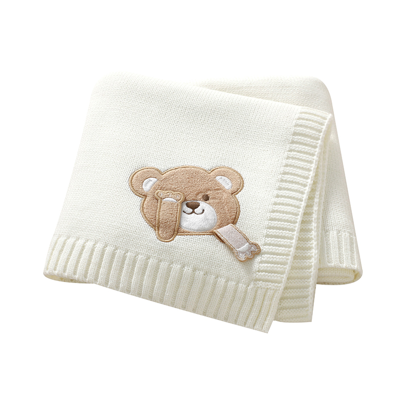 Baby Blankets 90*70cm Knit New – Baby Girl Nursery Quilt recenzja i cena