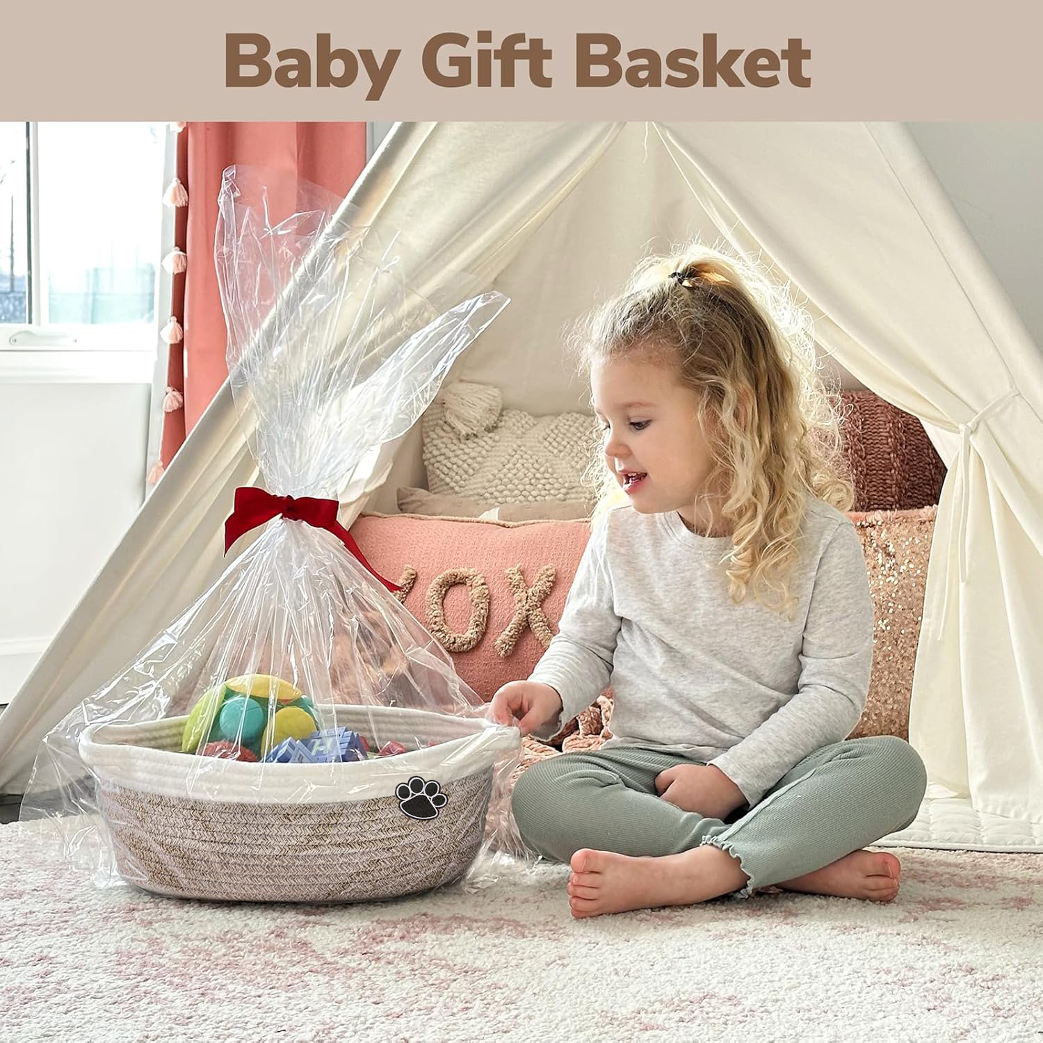 Dog Toy Basket Small Gift Bask – Baby Nursery Games recenzja i cena