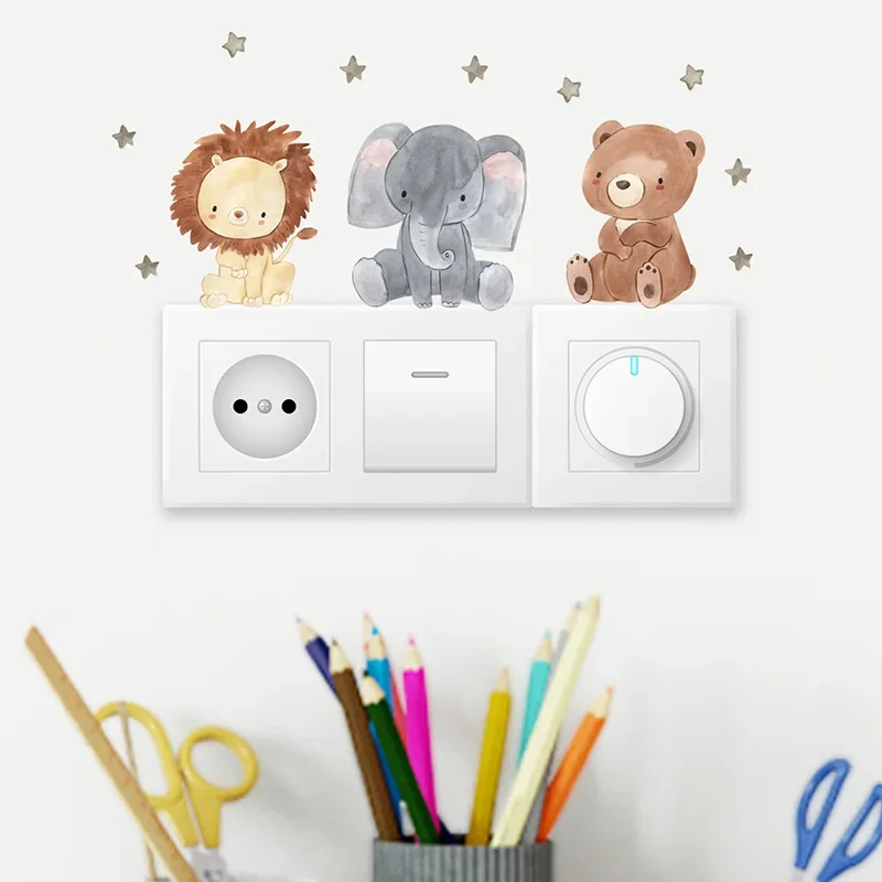 1/2/4/6set Cartoon Animals Wal – Wall Decal Nursery recenzja i cena