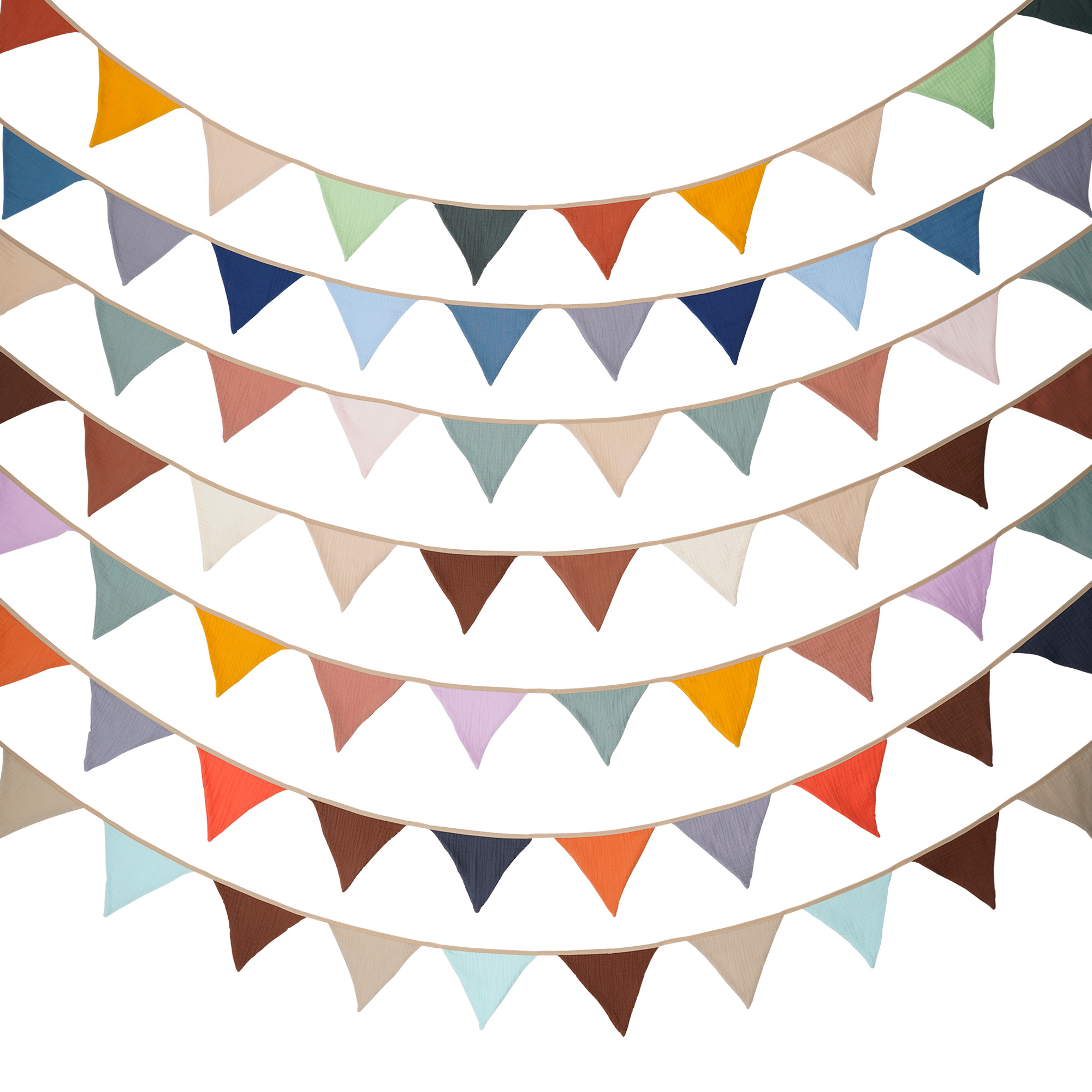 2.6M Nursery Fabric Bunting 10 – Baby Nursery Home recenzja i cena