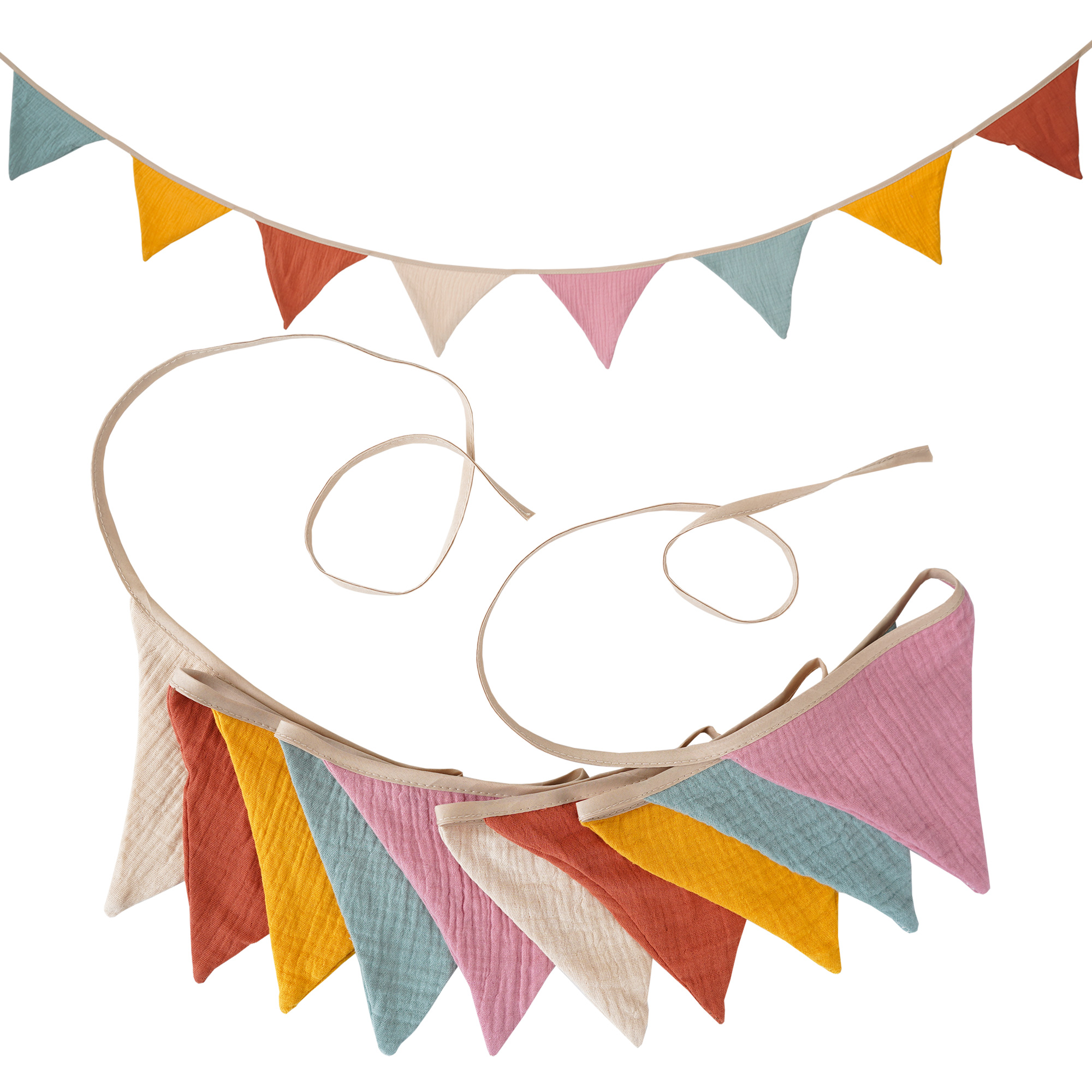 2.6M Nursery Fabric Bunting 10 – Baby Nursery Home recenzja i cena