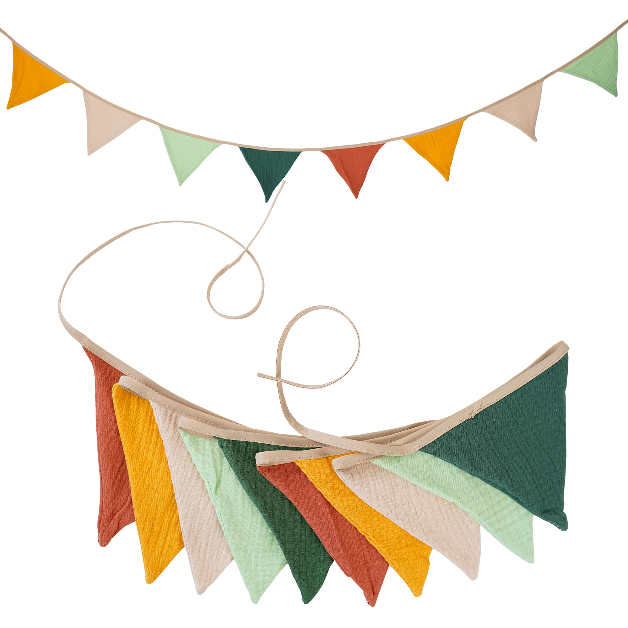 2.6M Nursery Fabric Bunting 10 – Baby Nursery Home recenzja i cena