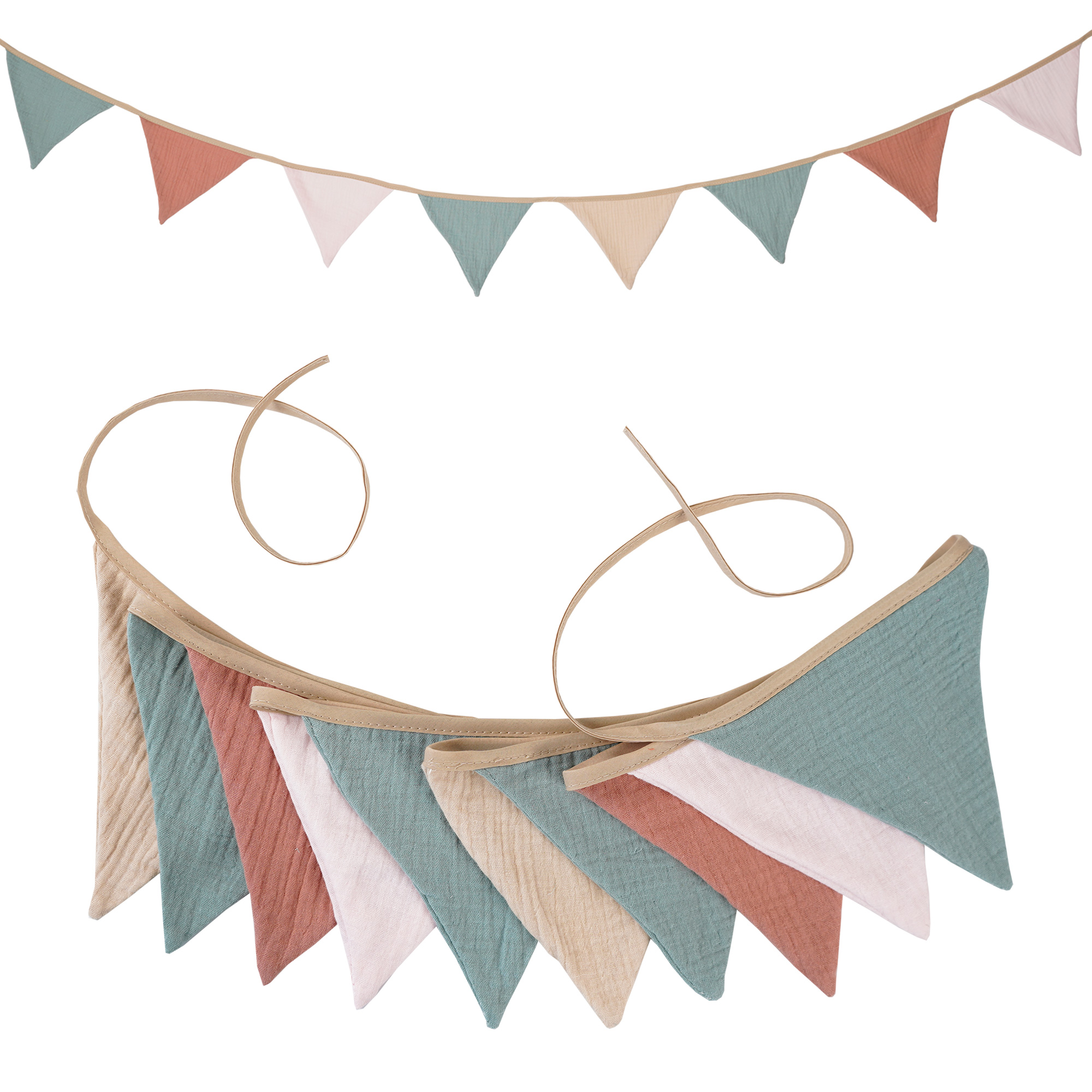 2.6M Nursery Fabric Bunting 10 – Baby Nursery Home recenzja i cena
