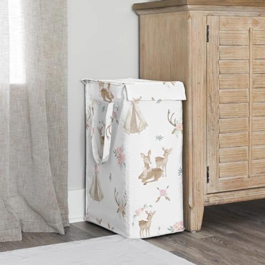 Woodland Girl Laundry Hamper F – Baby Nursery Laundry Hamper recenzja i cena