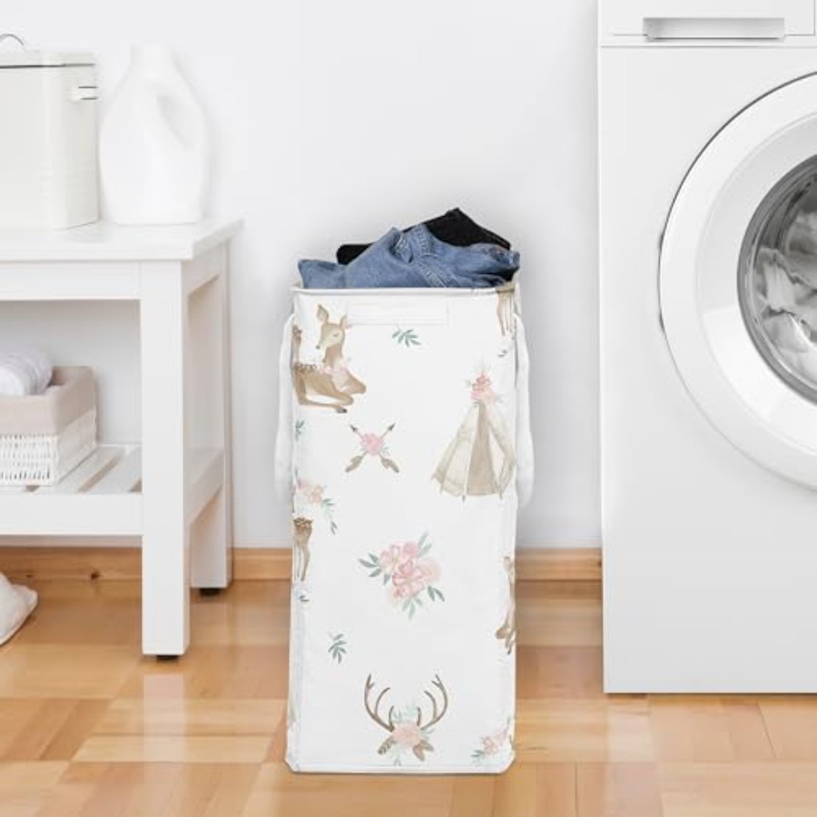 Woodland Girl Laundry Hamper F – Baby Nursery Laundry Hamper recenzja i cena