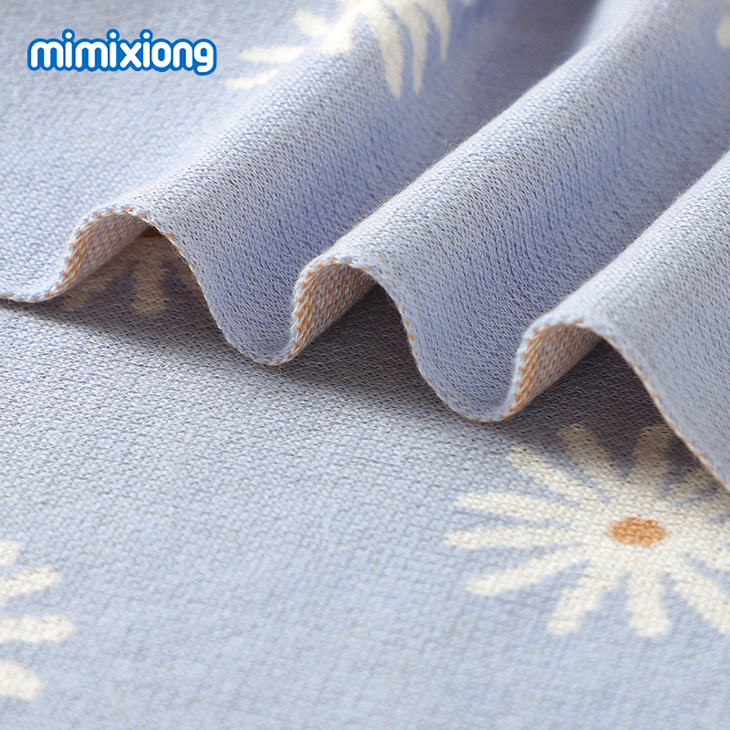 Baby Floral Blankets Knitted A – Baby Girl Nursery Quilt recenzja i cena