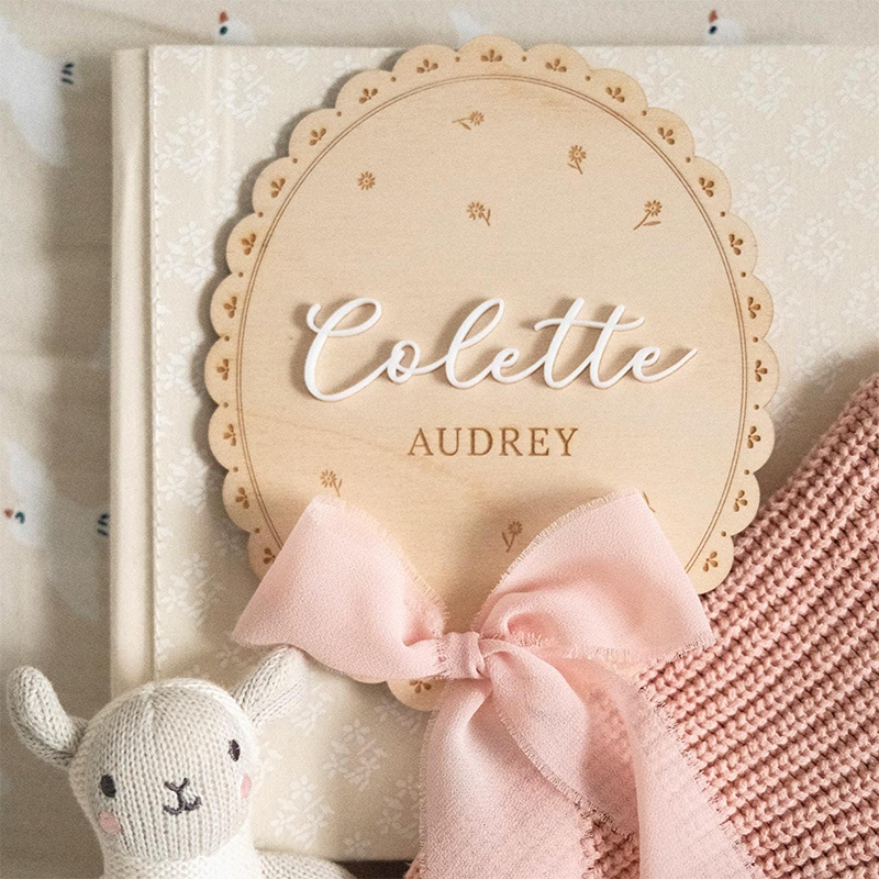 Personalized Baby Name Plaque, – Baby Nursery In Hospital recenzja i cena