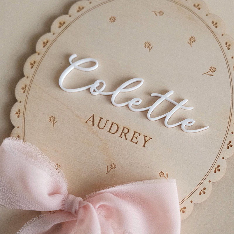 Personalized Baby Name Plaque, – Baby Nursery In Hospital recenzja i cena