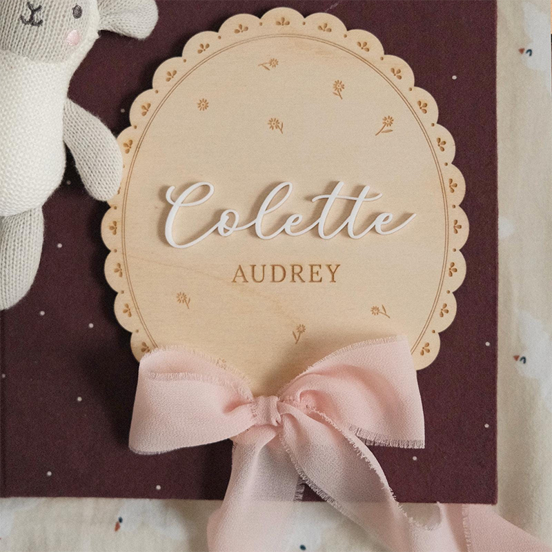 Personalized Baby Name Plaque, – Baby Nursery In Hospital recenzja i cena