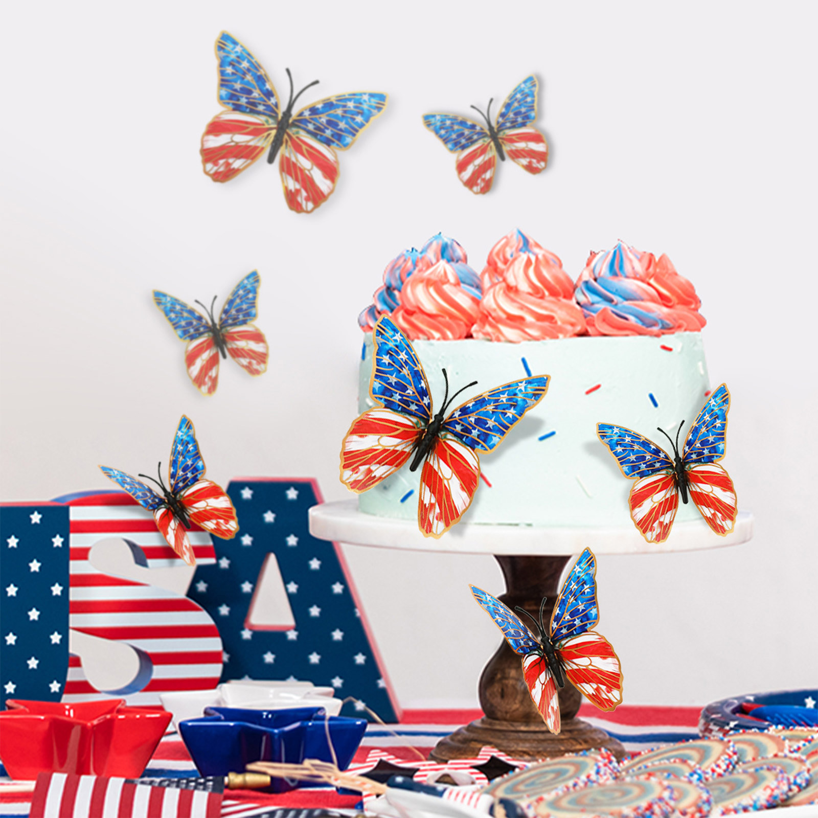 3d Butterfly Wall Stickers Ame – Baby Nursery Wall recenzja i cena