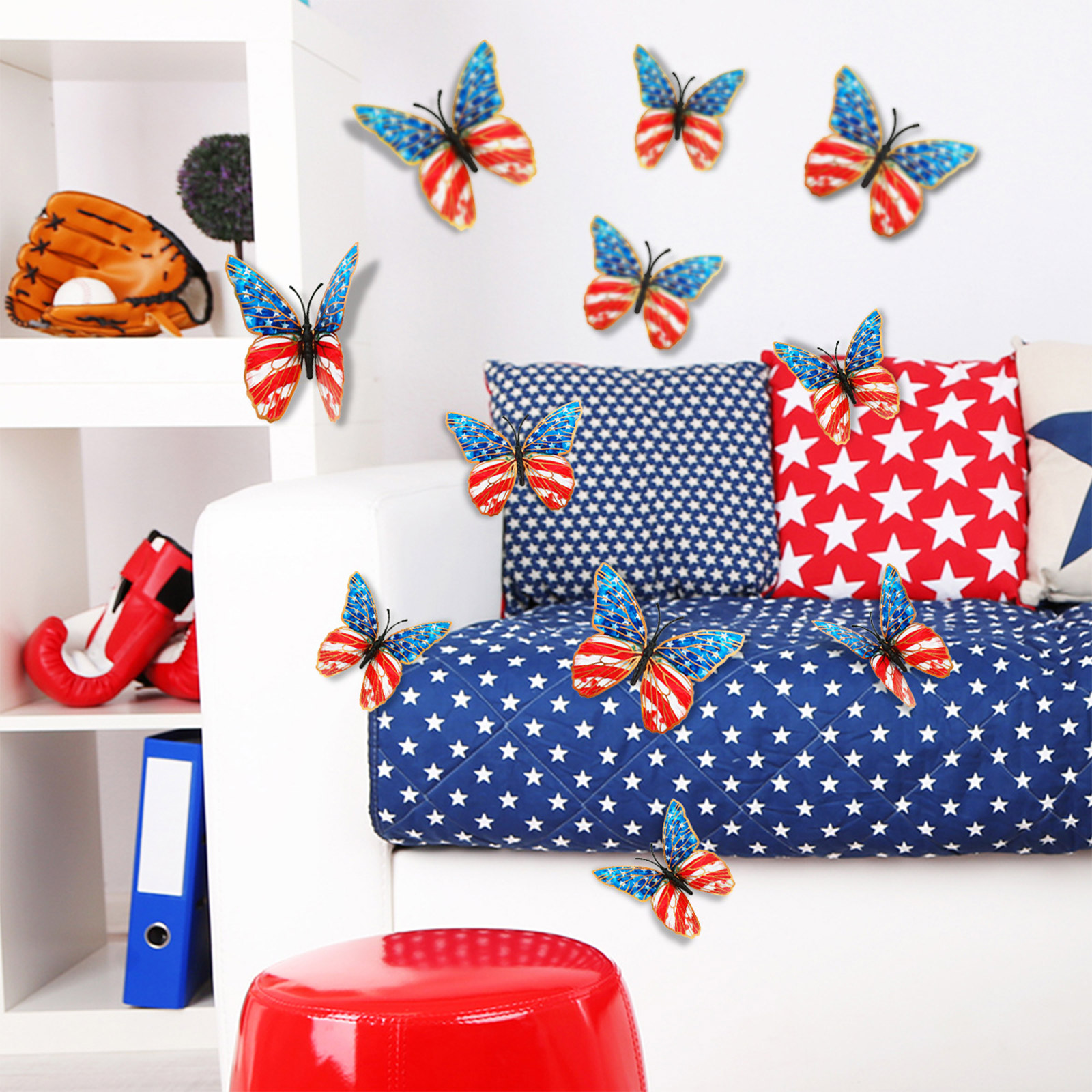 3d Butterfly Wall Stickers Ame – Baby Nursery Wall recenzja i cena