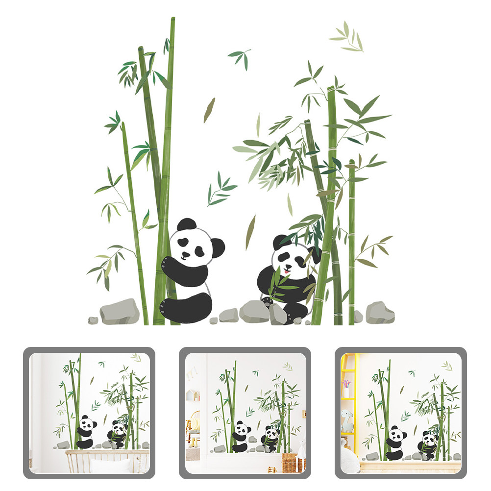 Panda Bamboo Wall Sticker Cute – Wall Decal Nursery recenzja i cena